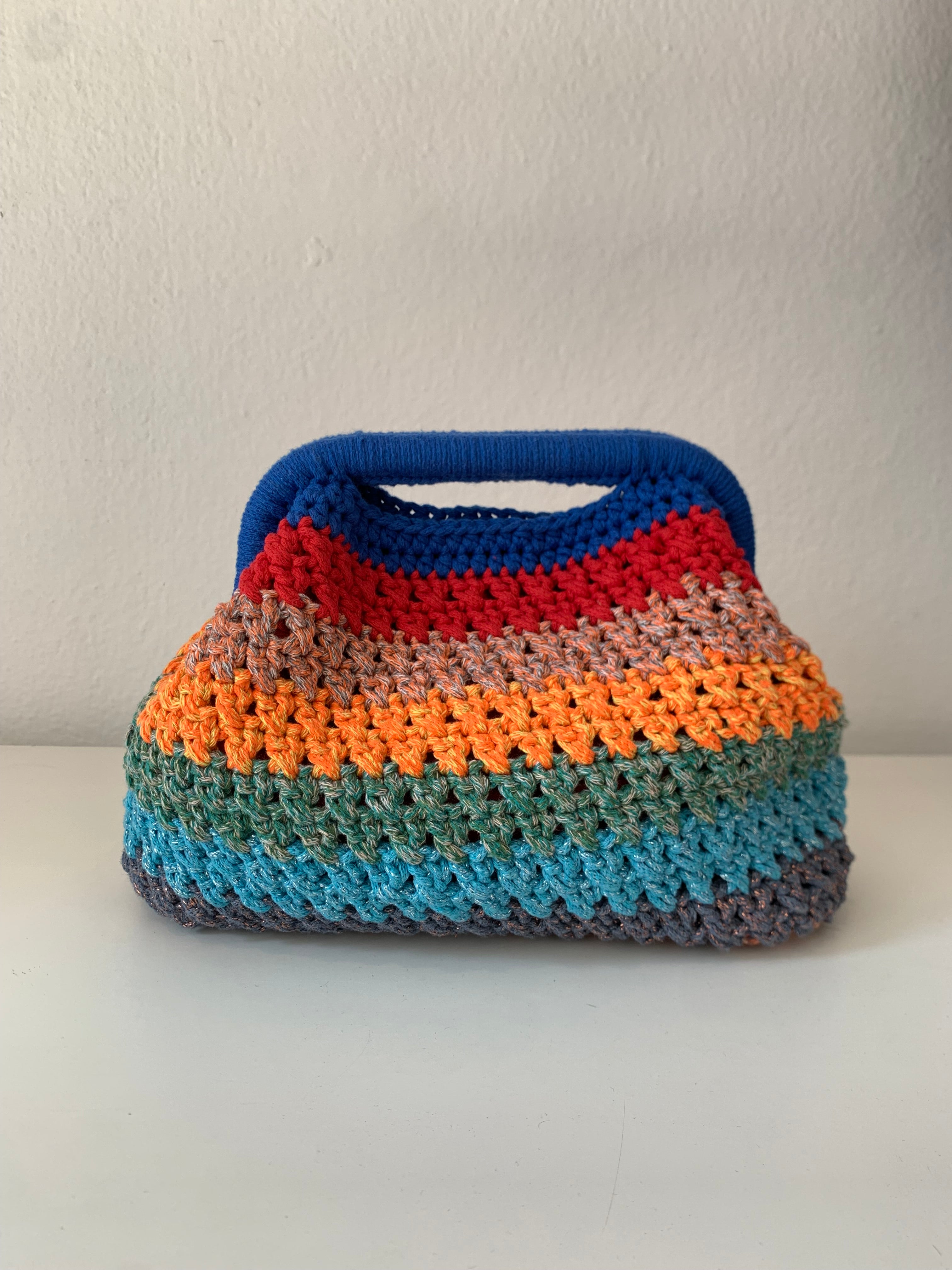 MULTICOLOR RAFFIA BAG