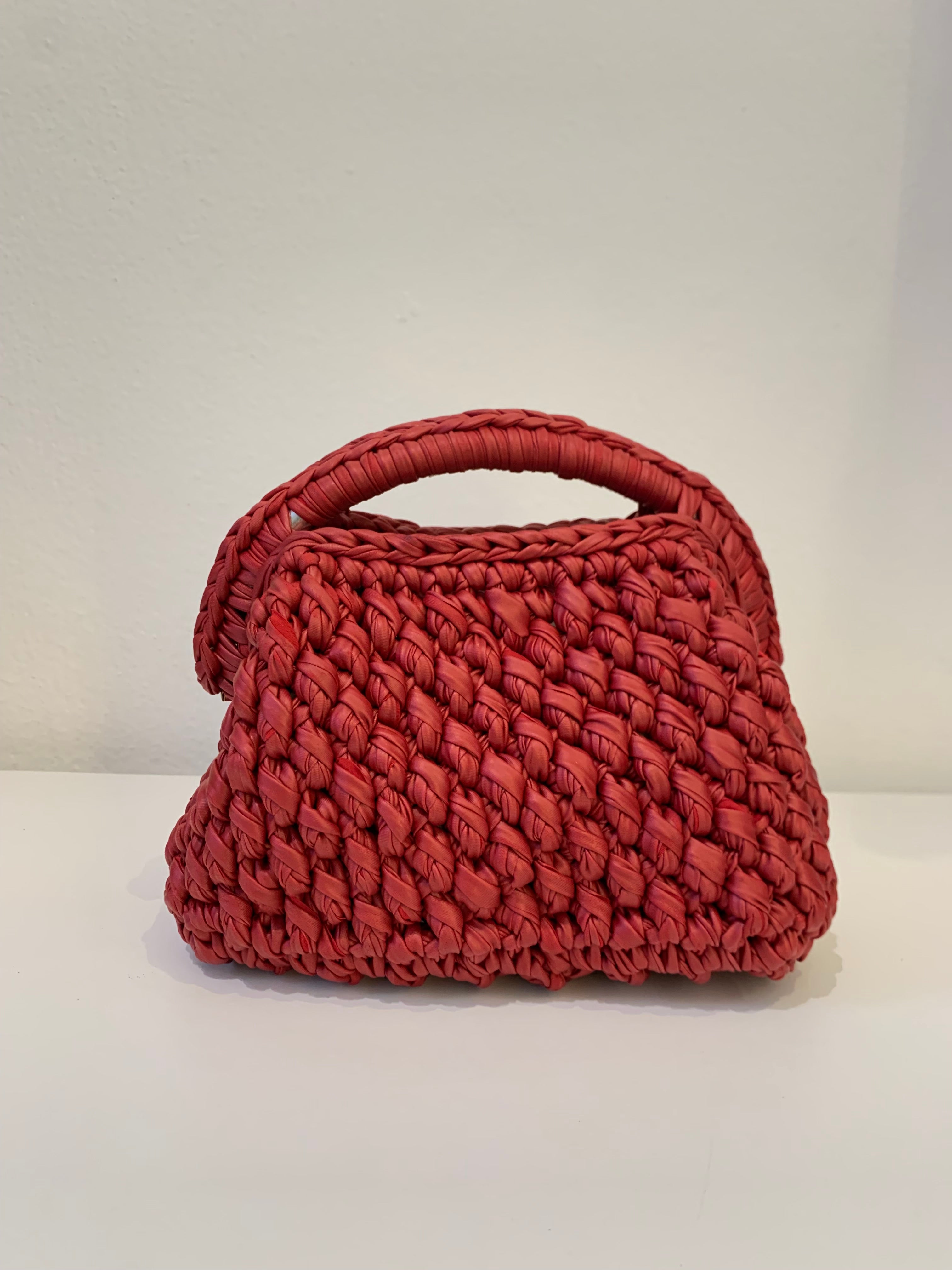 RECTANGULAR BAG IN RED COLOR