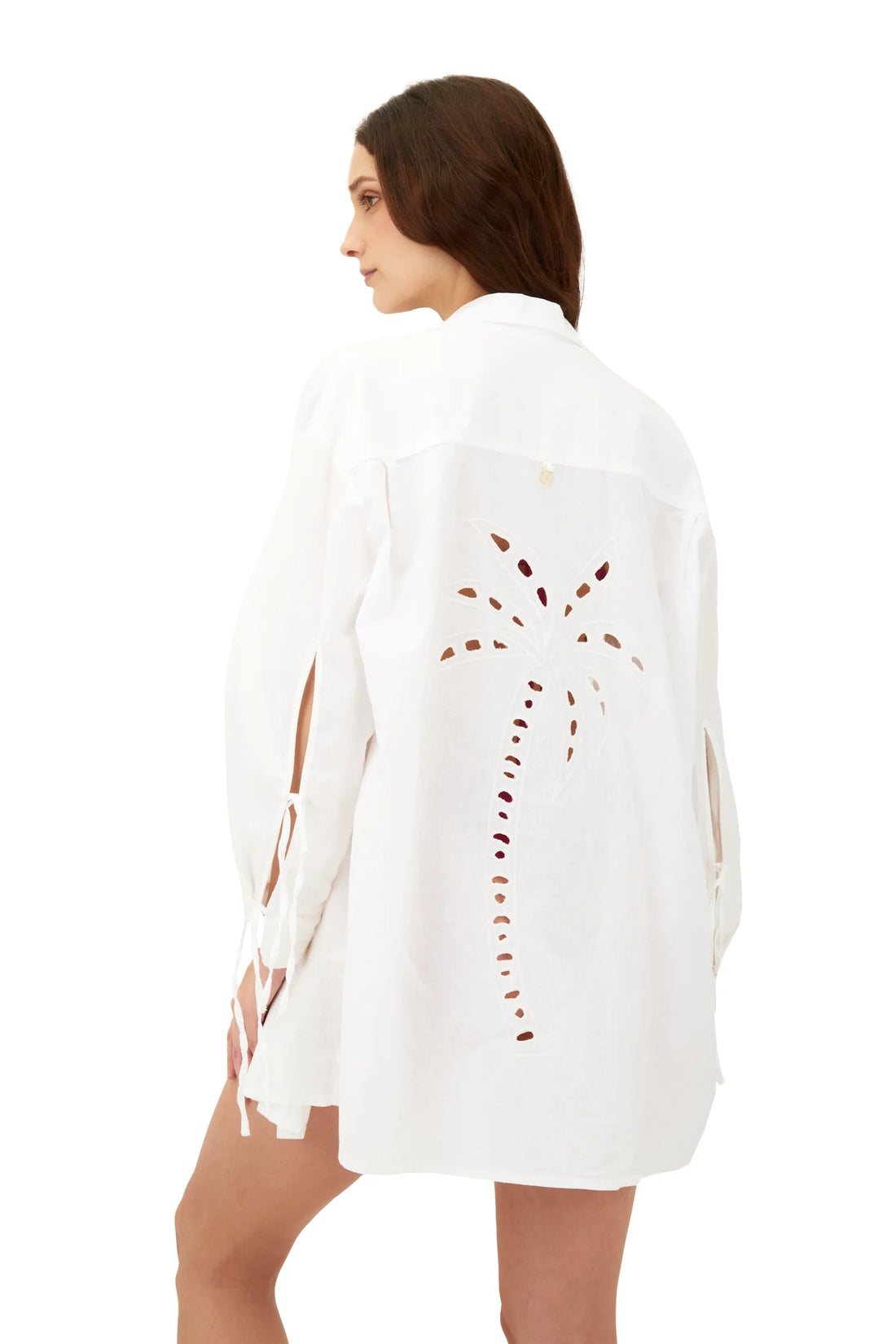 WHITE PALM SHIRT