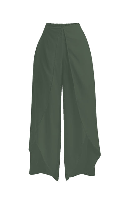 MILITARY GREEN PAREO PANTS
