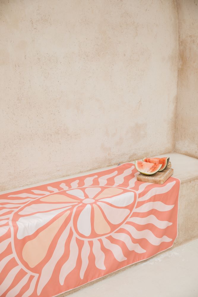 Coralina microfiber beach towel