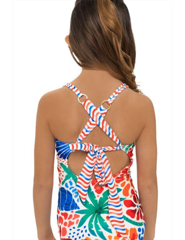 SEASHELLS GIRL'S ONE-PIECE